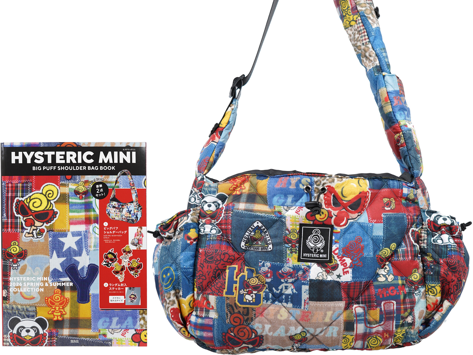 HYSTERIC MINI BIG PUFF SHOULDER BAG BOOK