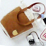 【速報】2013年02月号付録 ツモリチサト特製ムートン風きんちゃくバッ