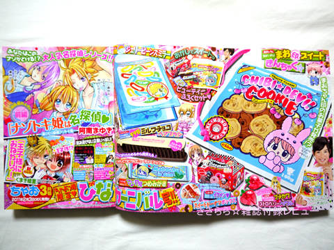 極上姉カワポーチ Dvdちゃおちゃおtv 他 ちゃお 11年 02月号 ブランドコラボ付録の詳細画像