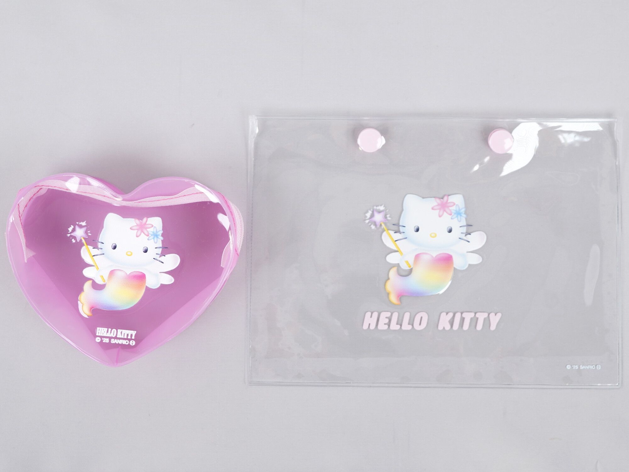 mini (ミニ) 2025年 9月号 《付録》 フェアリーなハローキティ クリアポーチ2点セット♥
