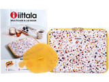 iittala MULTICASE＆LID BOOK 《付録》 1.10ポケット収納マルチケース 2.レンジも使える密閉シリコンふた 3.オリジナルステッカー