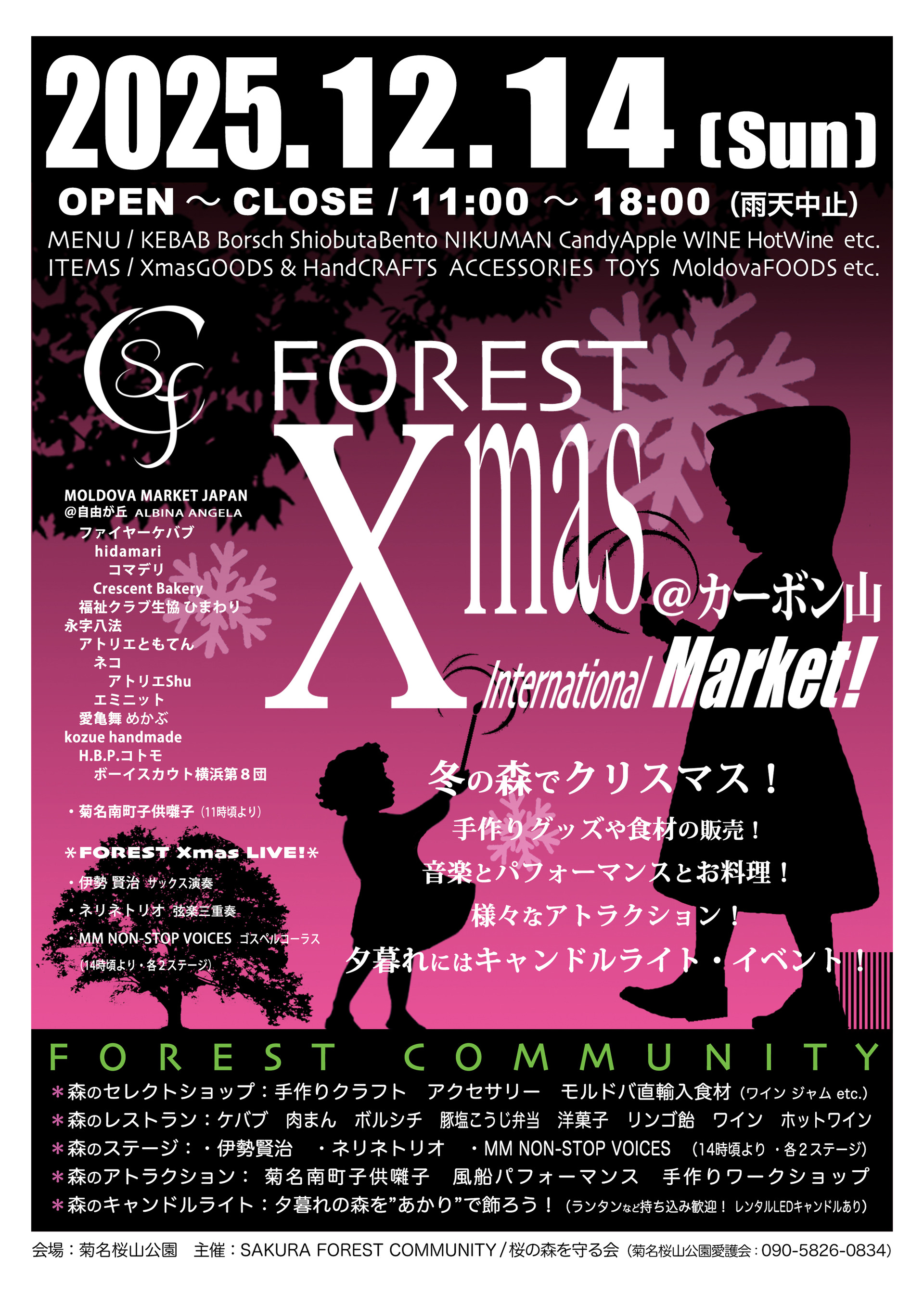 菊名桜山公園_2025Xmas_20251214