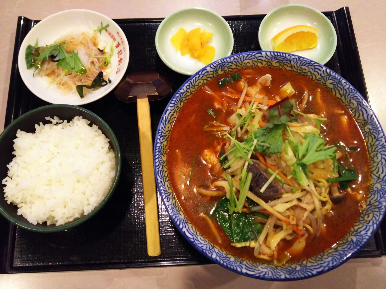 中国菜館 華龍飯店 煮込みマーラーチャンポンセット 松山市 閉店 新 愛媛さすらい日記