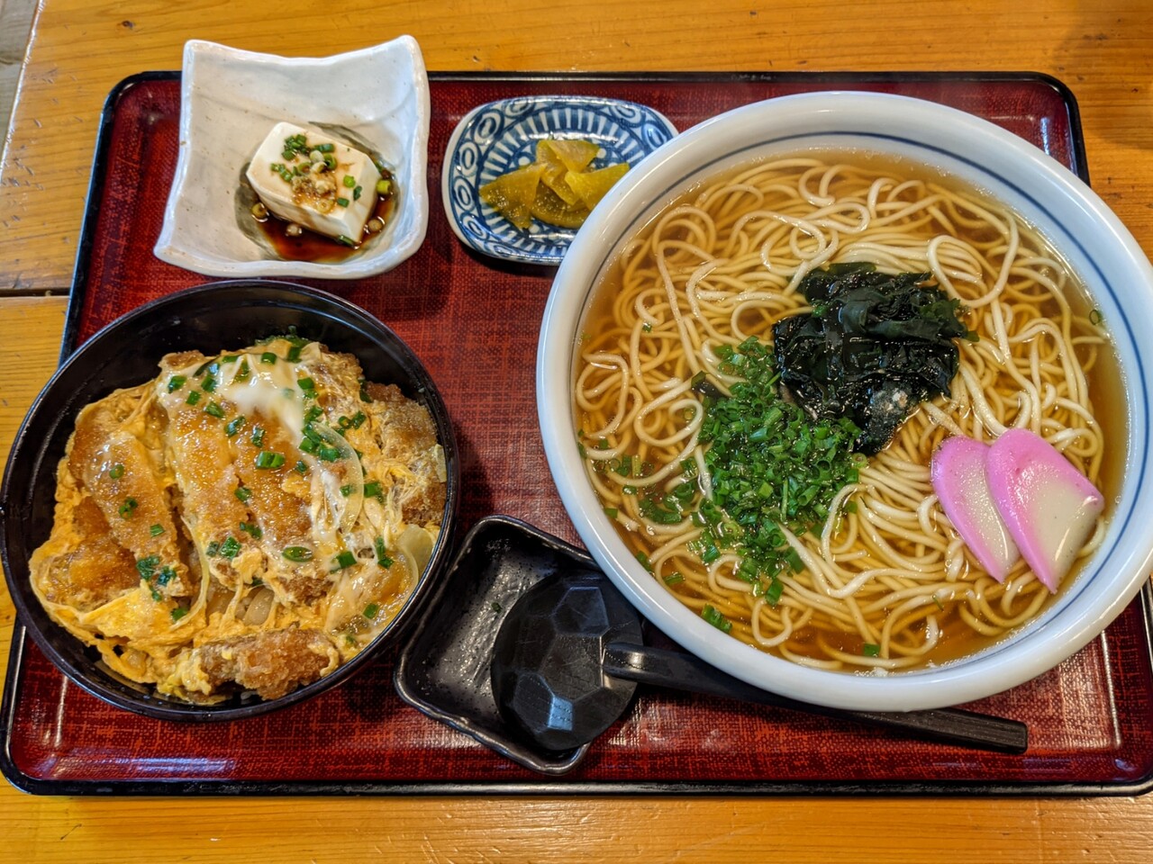 麺処 庵 カツ丼セット 松山市 新 愛媛さすらい日記 麺処 庵 カツ丼セット 松山市 新 愛媛さすらい日記
