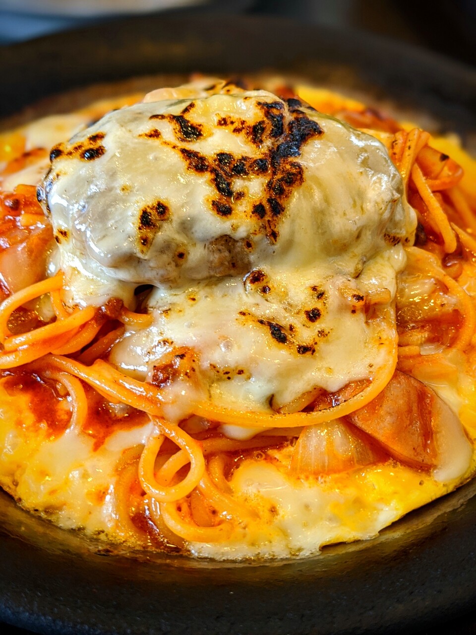 Cafe アルル 炙りチーズハンバーグナポリタン 西条市 新 愛媛さすらい日記 Cafe アルル 炙りチーズハンバーグナポリタン 西条市 新 愛媛さすらい日記