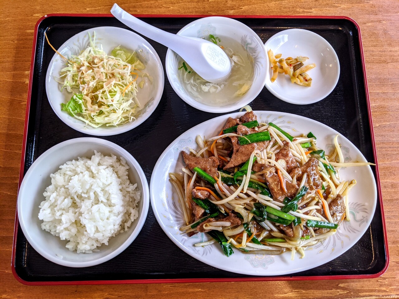 中華料理 福泰楼 レバニラ定食 西条市 新 愛媛さすらい日記