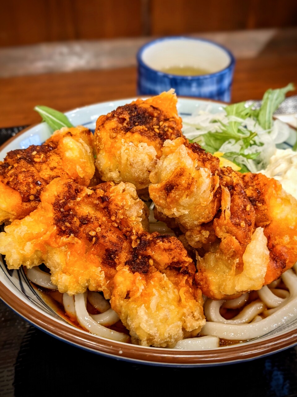 丸亀製麺 松山谷町店 赤タル鶏天ぶっかけ 松山市 新 愛媛さすらい日記