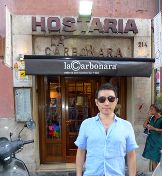 カルボナーラ発祥の店でカルボナーラを食す「La Carbonara」 @イタリア・ローマ