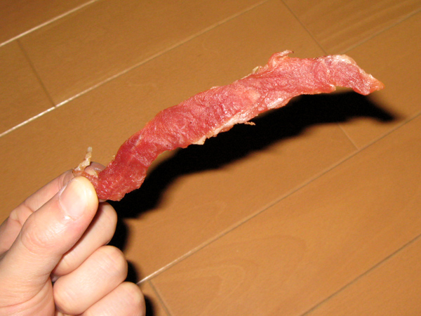 琉球島豚「アグー(あーぐー)」のジャーキーを食す!