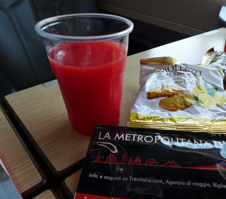 ナポリからローマへ--Eurostar Italia「AU9536」便