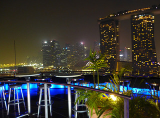 スーパーツリーの最上階のレストラン・バー「SuperTree by IndoChine」 ＠シンガポール・ガーデンズ・バイ・ザ・ベイ