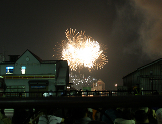 第22回東京湾大華火祭を見る。