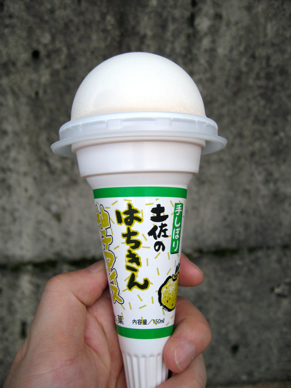 土佐の「はちきん」柚子アイスを食す!