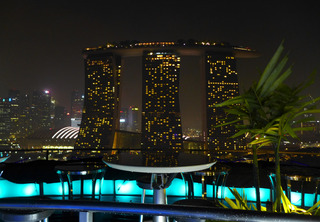 スーパーツリーの最上階のレストラン・バー「SuperTree by IndoChine」 ＠シンガポール・ガーデンズ・バイ・ザ・ベイ