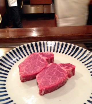 広島牛の鉄板焼きの老舗「味味亭」 @広島