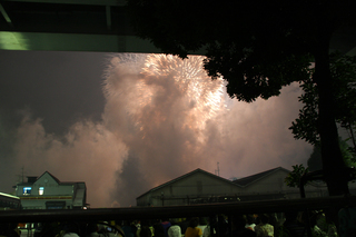 第22回東京湾大華火祭を見る。