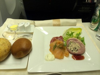 初めてのフランクフルト--日本航空「ＪＬ４０８」便のビジネスクラス