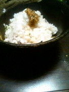 青唐辛子麹ごはん