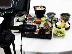 クララ館冬の和膳撮影