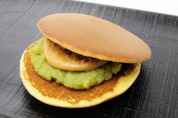ずんだ餡・きなこクリームどらやき