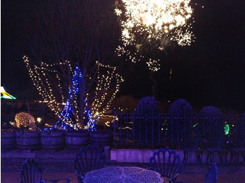 ボルケーノから花火