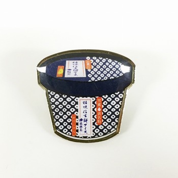 桔梗信玄餅アイスピンバッチ