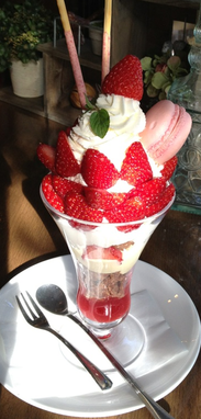 ブログ写真（苺パフェ）４月２０日