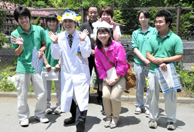 さかなくんとスタッフ