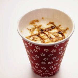 黒蜜きな粉ラテ