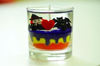 ハロウィンジェルキャンドル