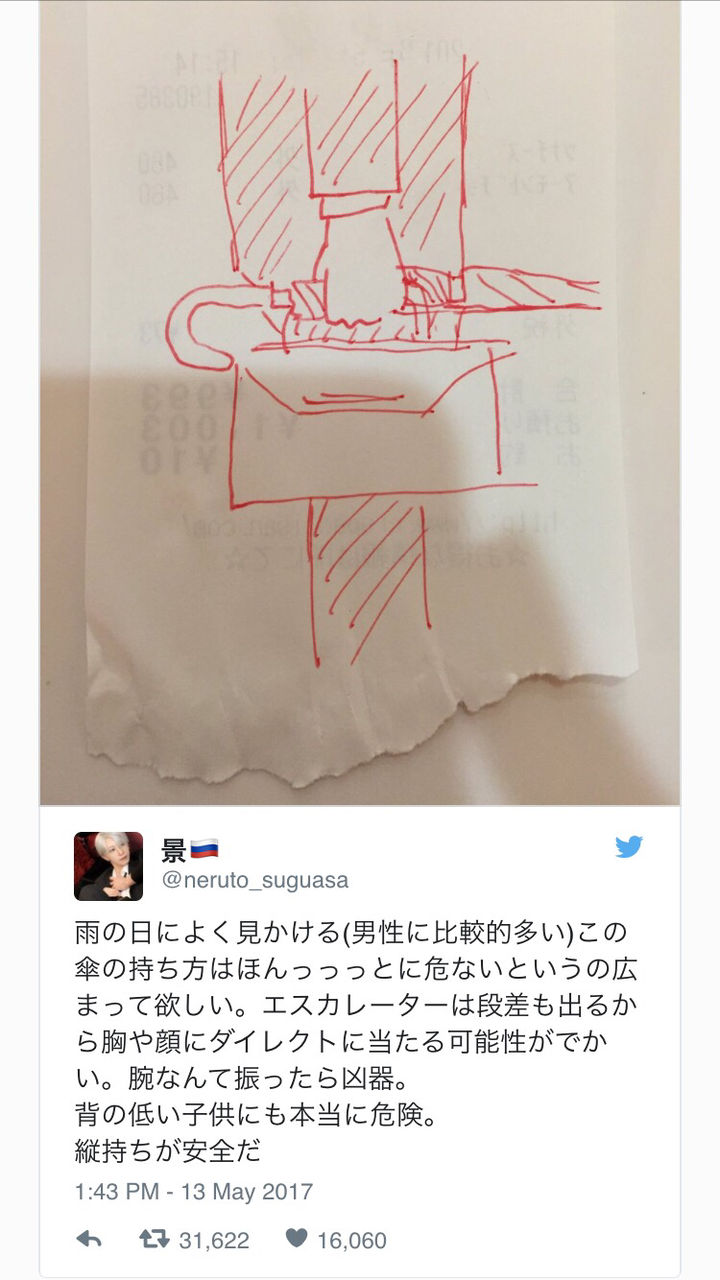 ほんっっっとに危ない 傘の持ち方がこれだ 解説したイラストに共感の渦 つー速 ほんっっっとに危ない 傘の持ち方がこれだ 解説したイラストに共感の渦 つー速