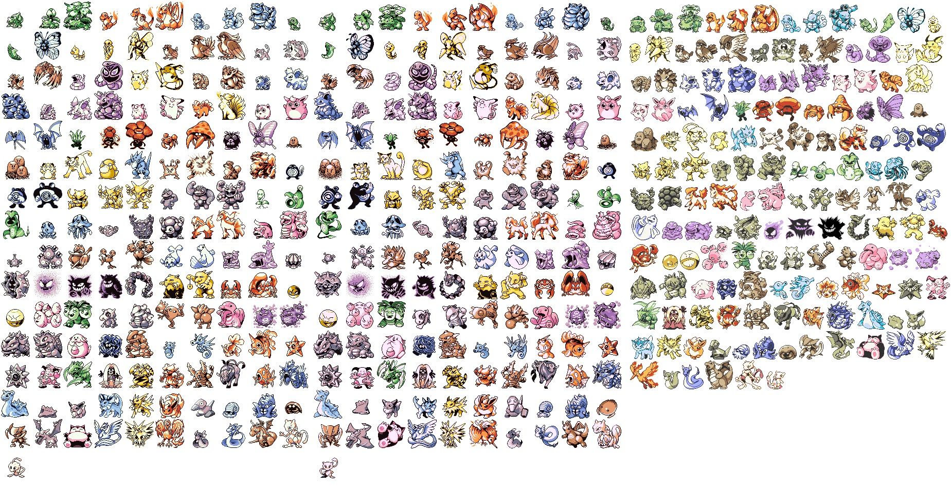 画像あり ポケモン黄色バージョンのドットｗｗｗｗｗｗ つー速