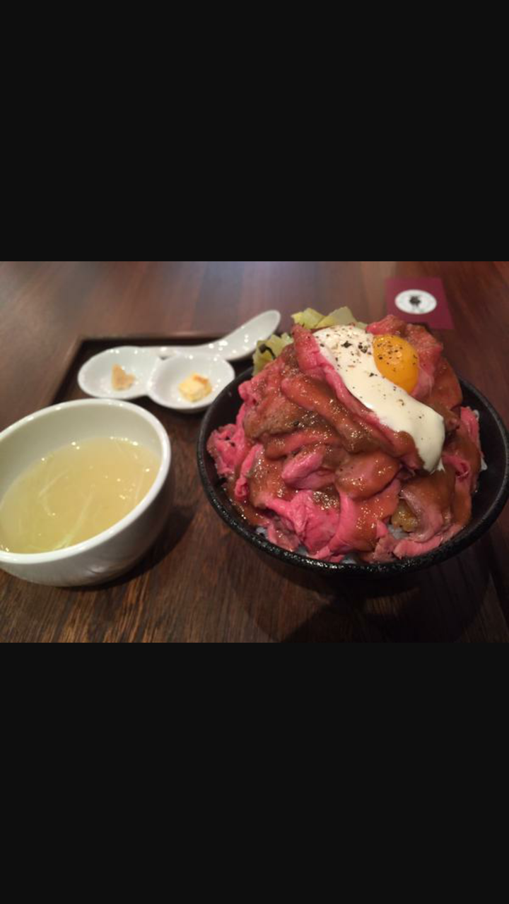 画像あり くっそ美味そうなローストビーフ丼 1080円 つー速