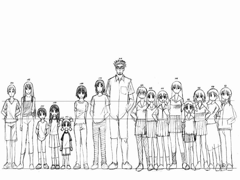 画像あり なぜ日本人はアニメキャラを低身長にするの 二次元キャラの身長比較表が外国人の間で話題 つー速