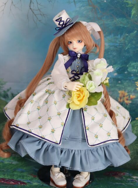 ディーラー製　花かごの小部屋　カスタム　描き目　オビツ11 ちびちび　未使用 花かごの小部屋様 LRヘッド カスタムドール一式 オビツ11