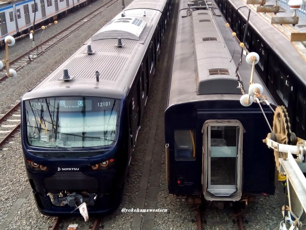 相鉄最新型車両12000系に出会う : 横浜西部急行の備忘録2 相鉄最新型車両12000系に出会う : 横浜西部急行の備忘録2
