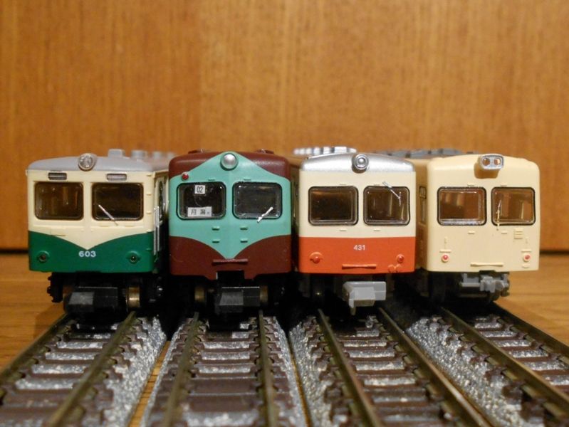 鉄道模型 1/150 東武鉄道 キハ2000 熊谷線 2両セット 「鉄道