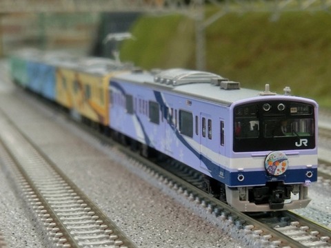 鉄道コレクション 201系「四季彩」(旧塗装) : 横浜西部急行の 鉄道コレクション 201系「四季彩」(旧塗装) : 横浜西部急行の