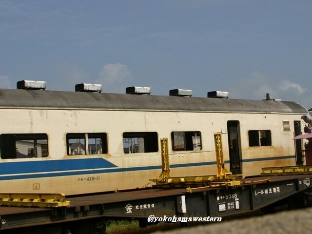 最初で最後の419系との出逢い(2011.8北陸遠征記) : 横浜西部急行の