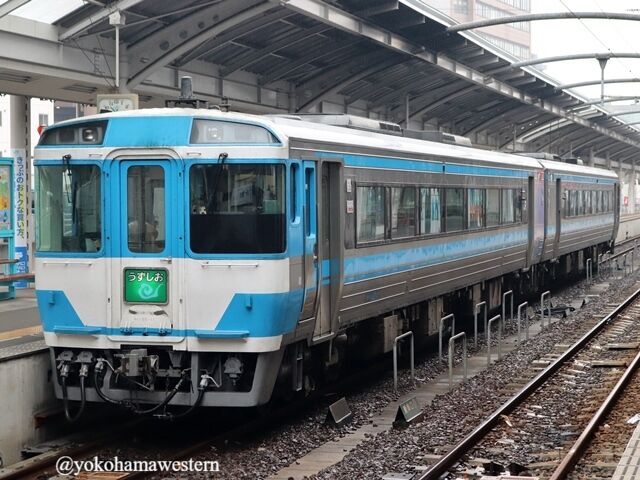 キハ185 徳島→高松 うずしお14号 運転士時刻表 キハ185 高松→岡山