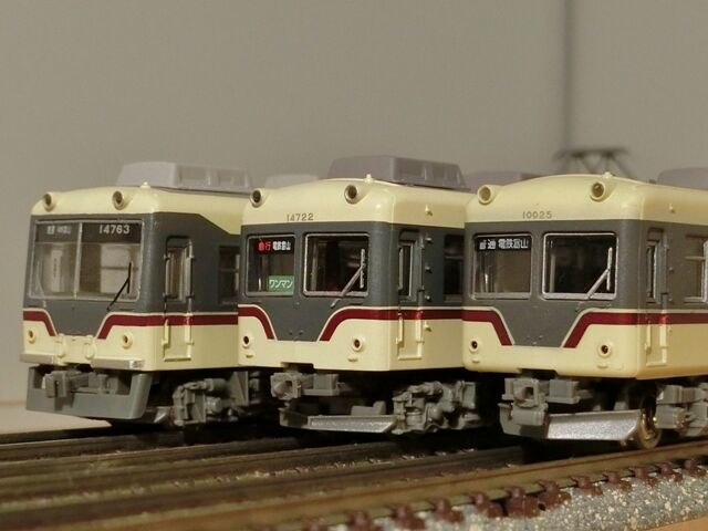 富山地方鉄道14720形➕14790形3両セット　鉄道コレクション　鉄コレ 鉄道コレクション 富山地方鉄道14720形+14790形3両セットの