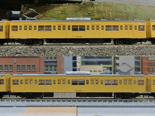 鉄コレ 201系 中央・総武線緩行線 軽装車 10両 Nゲージ化、ライト点灯化 鉄道ｺﾚｸｼｮﾝ 201系総武中央緩行線(軽装車) : 横浜西部急行の備忘録2