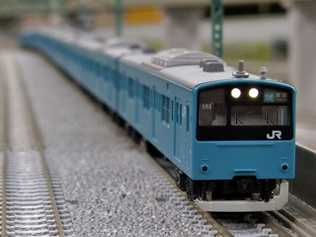 KATO205系京葉線(パンタグラフ破損あり) KATO205系京葉線(パンタグラフ破損あり) KATO205系京葉線