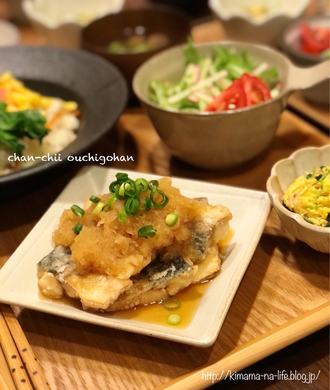 レシピ お魚レシピ 子供もパクパク鯖竜田のみぞれあん と ドームケーキアレンジ ちゃんちー家の気ままな日々とおうちごはん Powered By ライブドアブログ