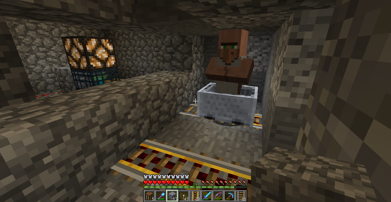 村作りプロジェクトその1 村人を錬成する 気の向くままにマインクラフト Pc