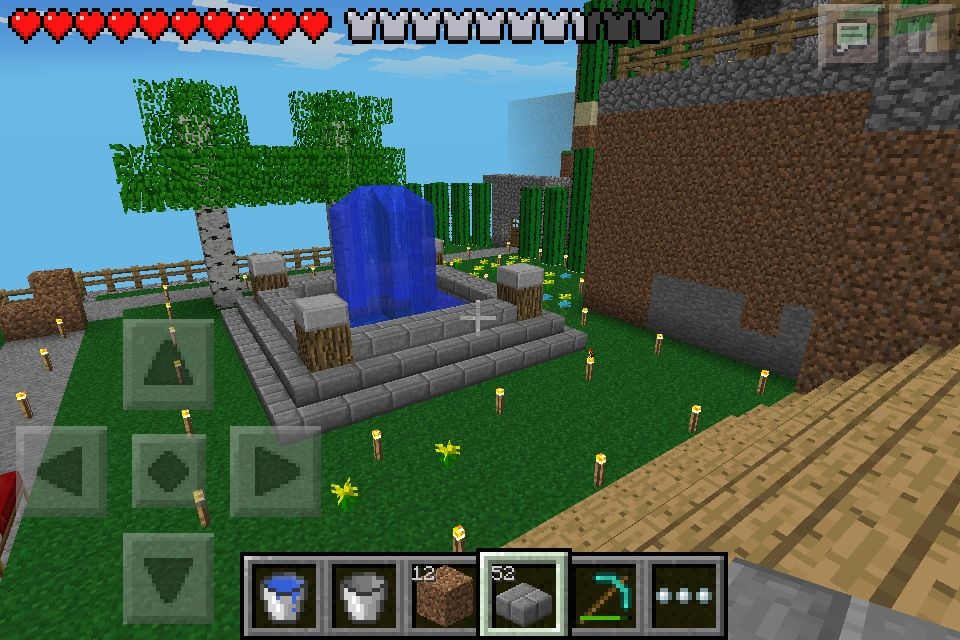 庭に噴水を作ってみる 気の向くままにマインクラフト Pc 庭に噴水を作ってみる 気の向くままにマインクラフト Pc