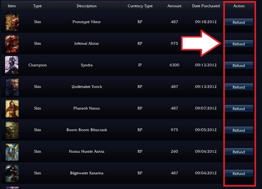 Lol 払い戻し機能実装 ただしチャンピオンとスキンに限る 気ままにleague Of Legends Lol 払い戻し機能実装 ただしチャンピオンとスキンに限る 気ままにleague Of Legends