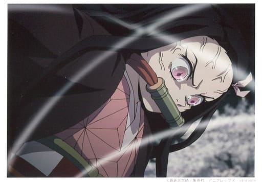 鬼滅の刃 ufotable 第3期 ランダムブロマイドくじ 第2話 禰豆子 キャラカード(キャラクター) 竈門禰豆子(正面) 「鬼滅の刃