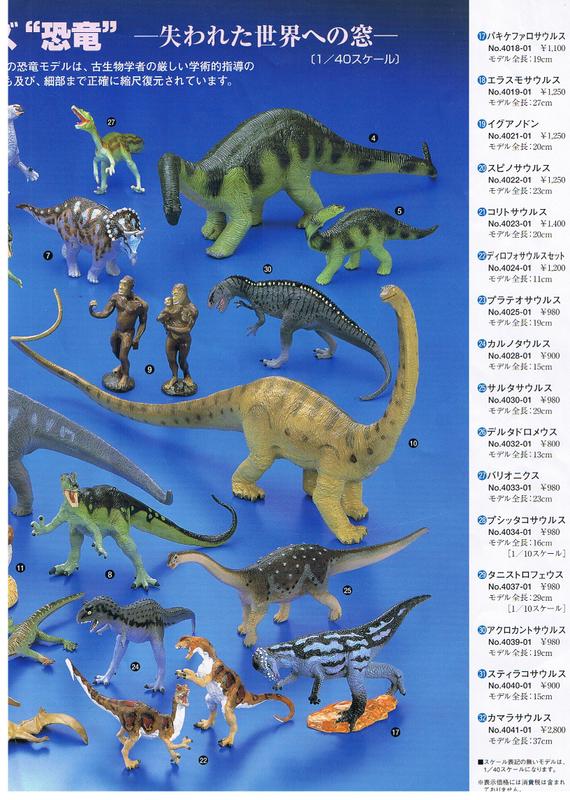 【希少】　恐竜フィギュア 8体　カーネギー博物館　コレクション　サファリ カーネギーコレクション』サファリ社、アメリカ : 木のおもちゃ