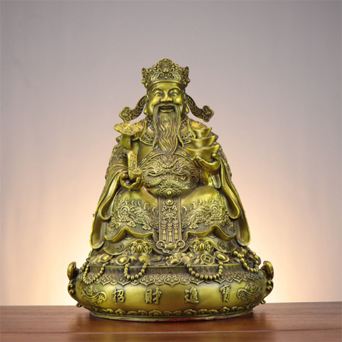 CopperGodofWealthStatue